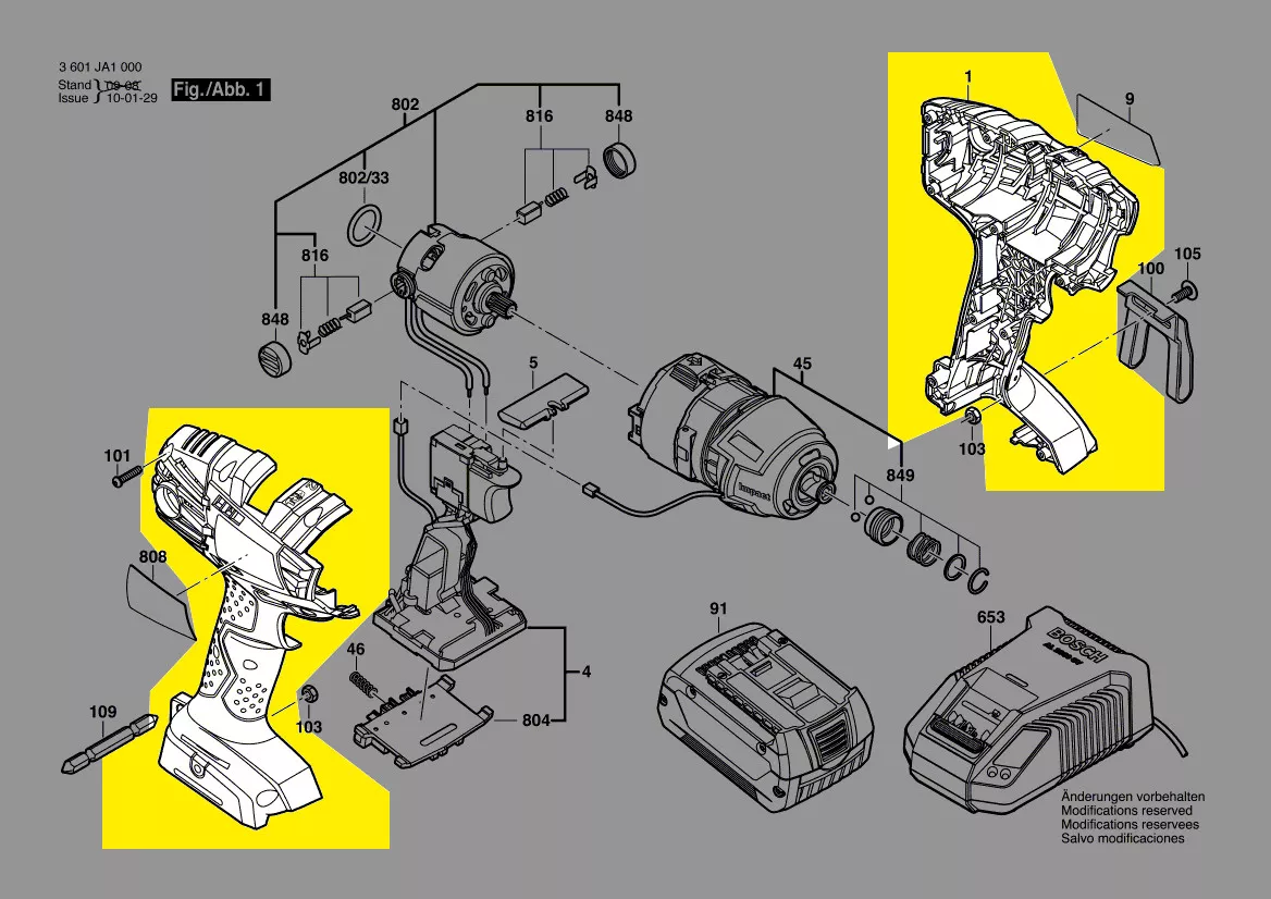 Coquille réf. 2 609 100 788 Bosch